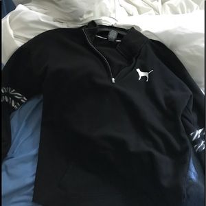 Black VS PINK half zip